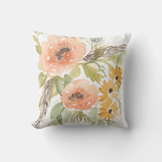 Late Summer Flowers I Kussen (Voorkant)