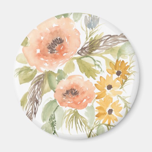 Late Summer Flowers I Magneet (Voorkant)