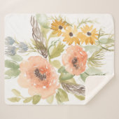 Late Summer Flowers I Sherpa Deken (Voorkant (horizontaal))