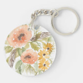 Late Summer Flowers I Sleutelhanger (Achterkant)