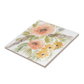 Late Summer Flowers I Tegeltje (Zijkant)