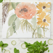 Late Summer Flowers I Theedoek (Gevouwen)