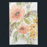 Late Summer Flowers I Theedoek<br><div class="desc">Late Summer Flowers I van Jennifer Goldberger</div>