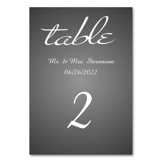 Late tabelnummers kaart (Achterkant)