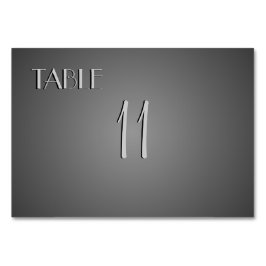 Late tabelnummers kaart