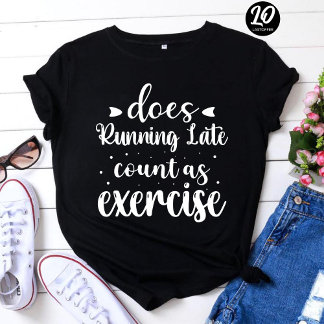 Late telling als oefening Funny T-shirt