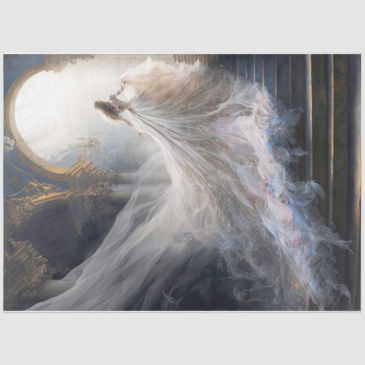 Late tot het Ball Tissue Paper Tissuepapier (Voorkant)