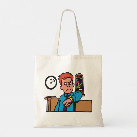 Late tot kerkelijke Canvas tas (Achterkant)