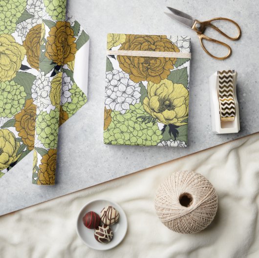 Late tuin 2 cadeaupapier (Crafts)