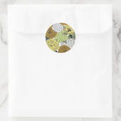 Late tuin 2 ronde sticker (Tas)