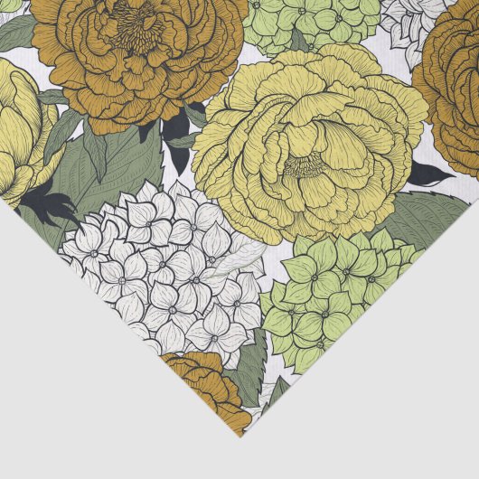 Late tuin 2 tissuepapier (Detail)