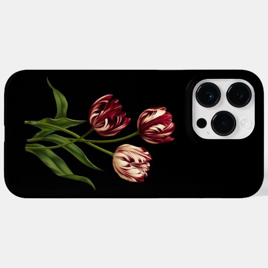Late Tulip 001 ~ Botanische Art~ Case-Mate iPhone Case (Achterkant (horizontaal))