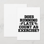 Late uitvoering bedankkaart (Voorkant / Achterkant)