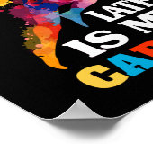 Late uitvoering is mijn cardio Fitness-training Poster (Hoek)