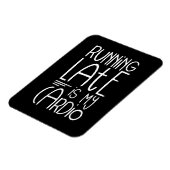 Late uitvoering is mijn Cardio Funny Workout Quote Magneet (Linkerzijde)