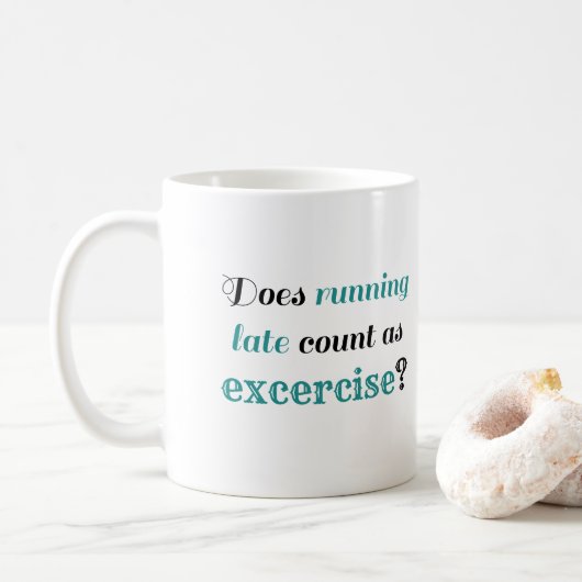 Late uitvoering koffiemok (Met donut)