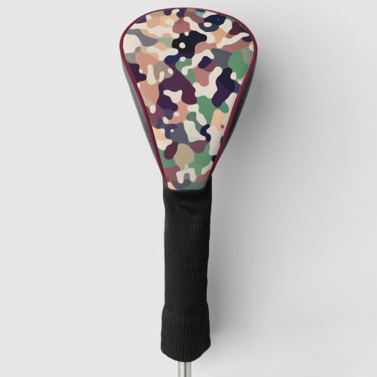 Late valkleuren golfheadcover (Voorkant)