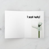 late verjaardag, bijgebouw kaart (Binnen)