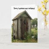 late verjaardag, bijgebouw kaart (Gele Bloem)