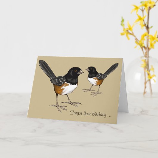 Late Verjaardag, de Hersenen van de Vogel, het Kaart (Gele Bloem)