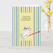 Late Verjaardag Kaart (Gele Bloem)