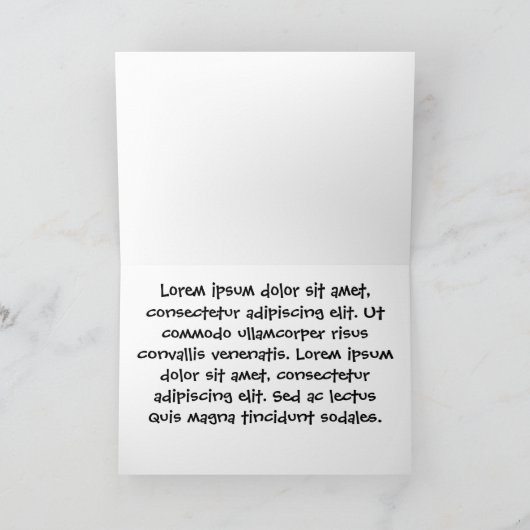 Late Verjaardag Uw Sjabloon (Binnen)