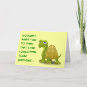 Late Verjaardag Uw Sjabloon (Voorkant)