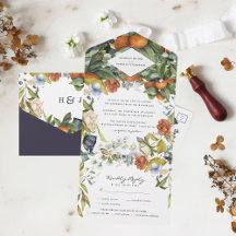 Late Zomer Citrus Bloem | Botanische Bruiloft