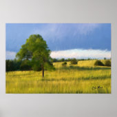 Late zomeravond - Schilderen Poster (Voorkant)