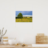 Late zomeravond - Schilderen Poster (Keuken)