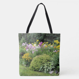 Late zomertenttuinen tote bag