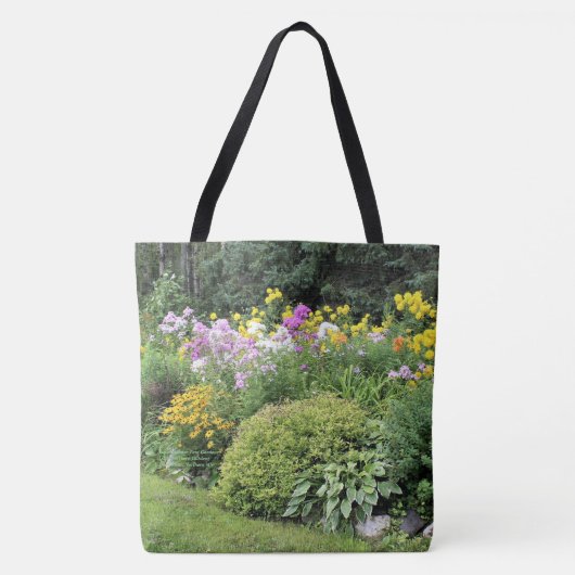 Late zomertenttuinen tote bag (Voorkant)