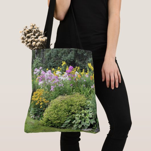 Late zomertenttuinen tote bag