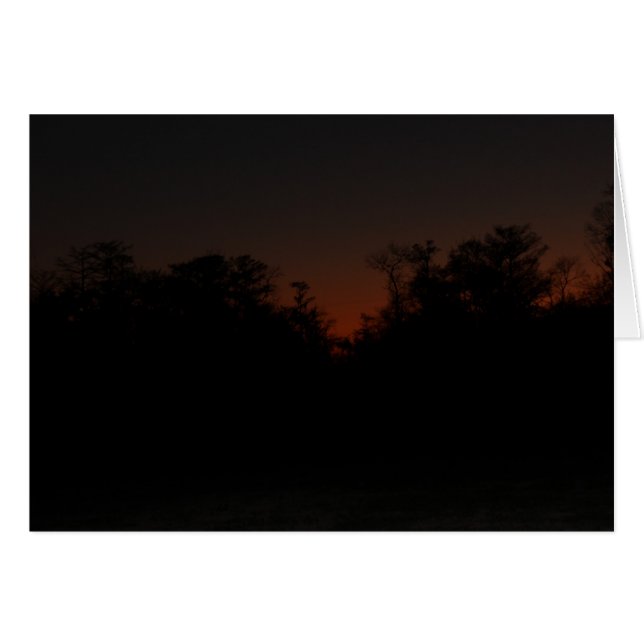 Late zonsondergang (Voorkant Horizontaal)