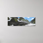 Latefossen waterval in Noorwegen canvas (Voorkant)