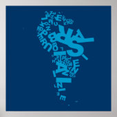 Lateinamerika-Poster Poster (Voorkant)