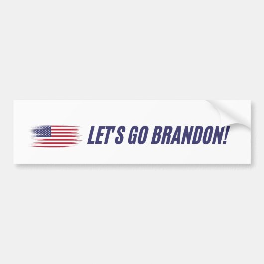 LATEN BRANDON GAAN! Bumpersticker (Voorkant)