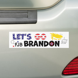 LATEN BRANDON GAAN MET TRUMP BUMPERSTICKER