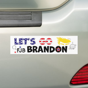 LATEN BRANDON GAAN MET TRUMP BUMPERSTICKER