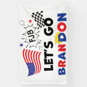 LATEN BRANDON GAAN MET Trump Hair Spandoek (Verticaal)