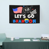 LATEN BRANDON GAAN MET Trump Hair Spandoek (Beurs)