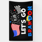 LATEN BRANDON GAAN MET Trump Hair Spandoek (Verticaal)