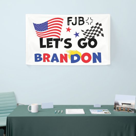 LATEN BRANDON GAAN MET TRUMP Hair Spandoek (Beurs)