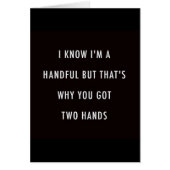 ***LATEN DE HOLD HANDS FOREVER** VAN JE KAART HOUD (Voorkant)