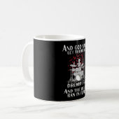 laten er drummers zijn koffiemok (Voorkant links)