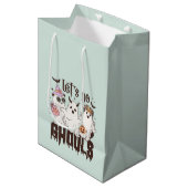 "Laten gaan Ghouls" Trick or treat of Medium Cadeauzakje (Voorkant Gekanteld)