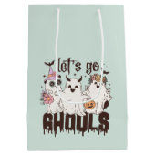 "Laten gaan Ghouls" Trick or treat of Medium Cadeauzakje (Achterkant)
