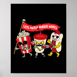Laten kijken Horror Films Fun Halloween Kostuum Sp Poster