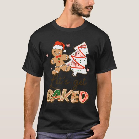 Laten krijgen gebakken koekje bakken team leuke ke t-shirt (Voorkant)