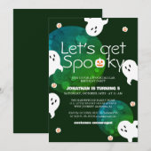 Laten krijgen griezelig leuk Halloween Verjaardag Kaart (Voorkant / Achterkant)